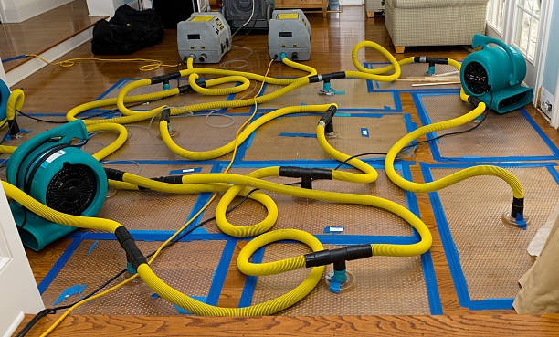 Professional Water Damage Restoration technician working in Hershey, PA